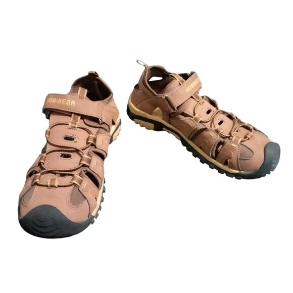 Hobibear Boys Waterproof Outdoor Sandals Size 7 Adjustable Hook & Loop Closure - Picture 2 of 12